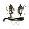 911 - 3.0 - 3.2l Porsche Free Flow Exhaust Kit with 1 loose 84 mm tailpipe
