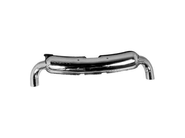 911 - 2.7 - 3.2l. Carrera stainless steel muffler with 2 tailpipes