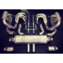 991 GT3 Cup racing exhaust with fan headers and heat protection