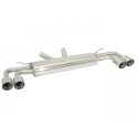 Cayenne Turbo 2 rear silencer sports silencer stainless steel