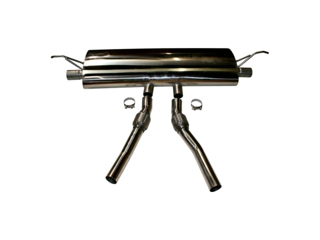 Cayenne exhaust silencer polished stainless steel