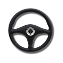 911 sports steering wheel without airbag in black Porsche