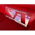 Sliding window made of acrylic for retrofitting for racing cars