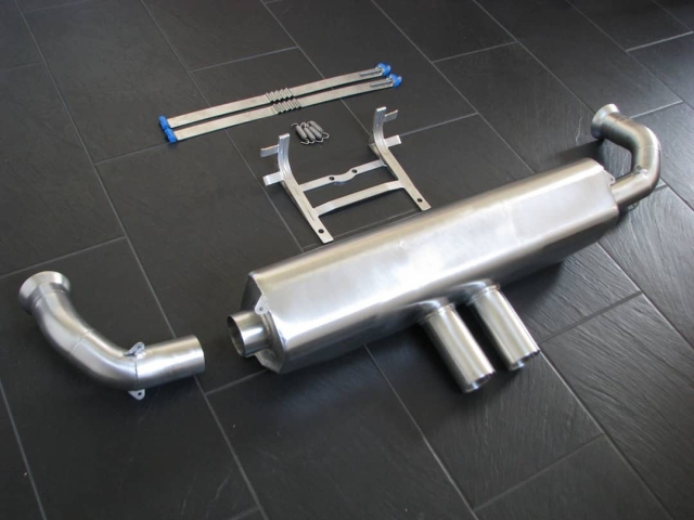 991 GT3 Cup racing exhaust for adaptation to Porsche production manifold