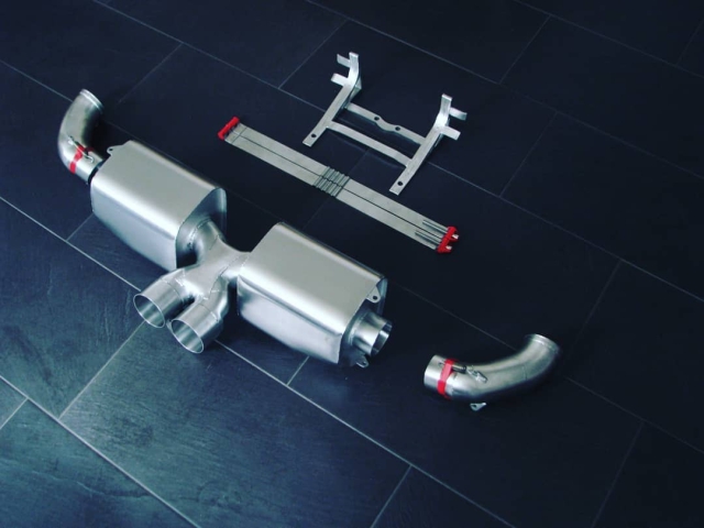 991 GT3 Cup rallye exhaust for adaptation to Porsche production manifold
