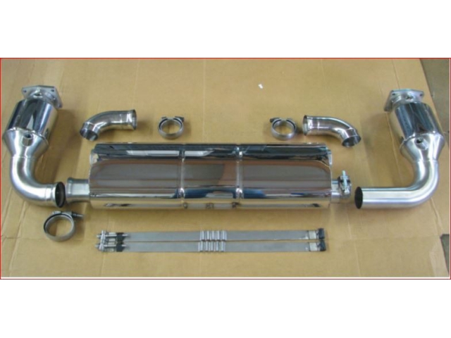 997.1 Turbo exhaust stainless steel with performance increase Porsche 911 for serial Tips