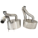 997.1 Carrera sports exhaust made of stainless steel with tailpipes