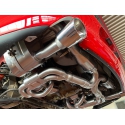 993 - Carrera - RS sport exhaust Sportkat heating polished stainless steel 2 tailpipes for Porsche 911