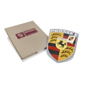 Porsche Wappen Schild Emaille Classic Porschewappen