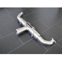 996 GT3 Cup rally exhaust without any silencing for Porsche 911
