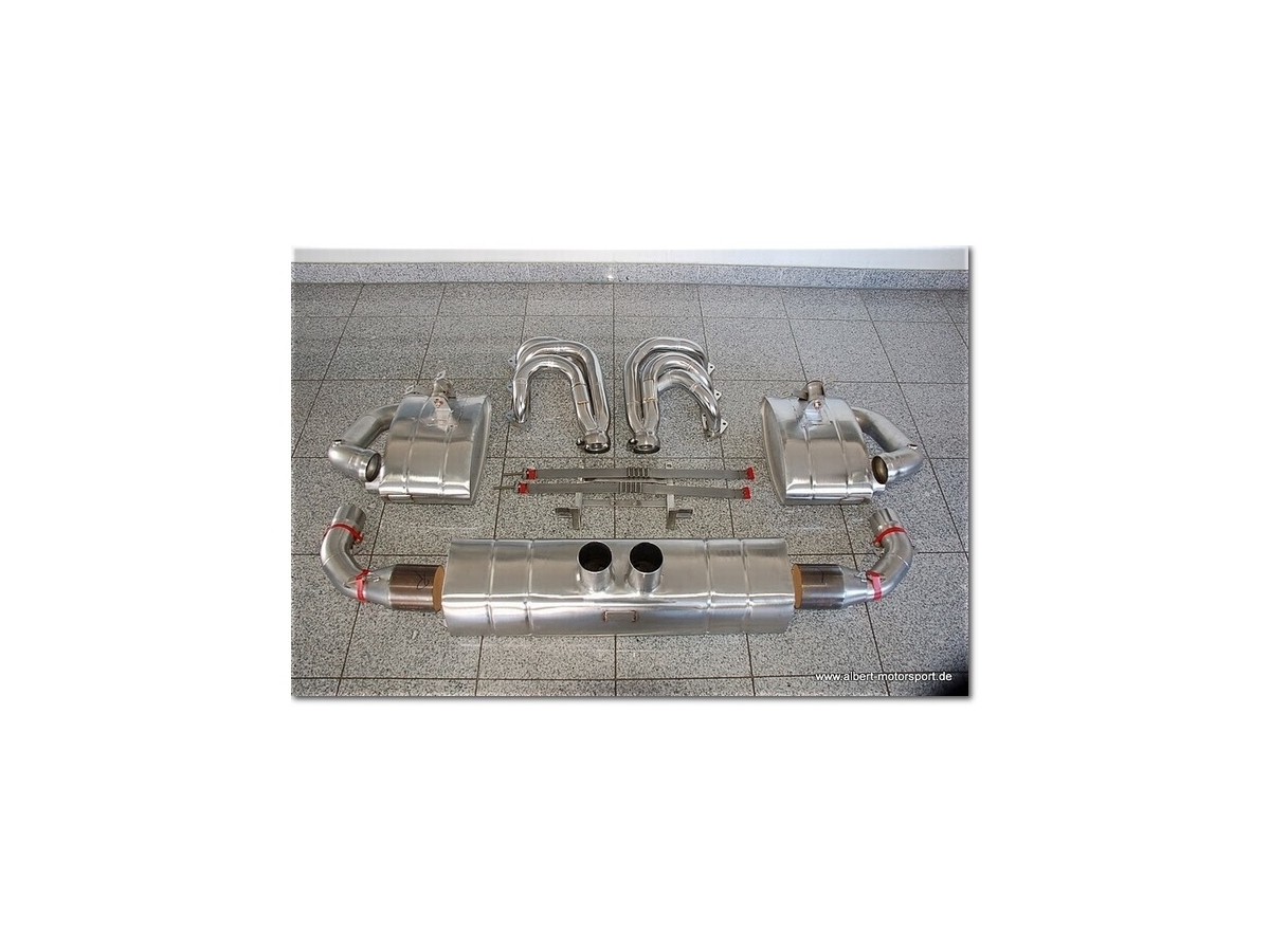 996 - 997 GT3 - RS - Cup Porsche racing sports exhaust stainless steel, the best