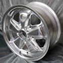 7 + 9 x 15 Fuchs Design rims polished for Porsche with TÜV certificate