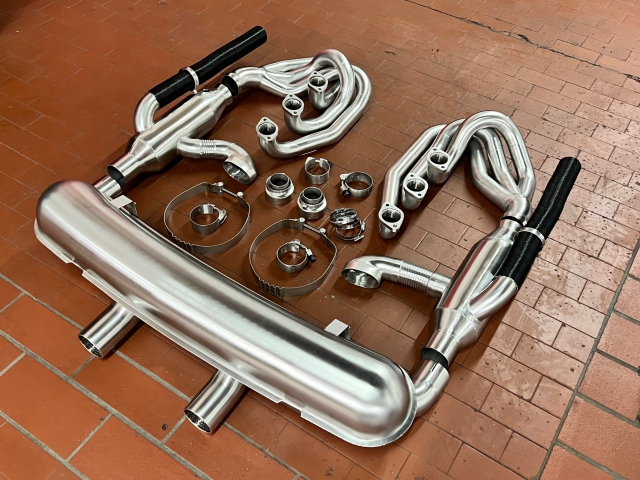 911 - 3.6 - 3.8 exhaust system stainless steel for Porsche downsizing