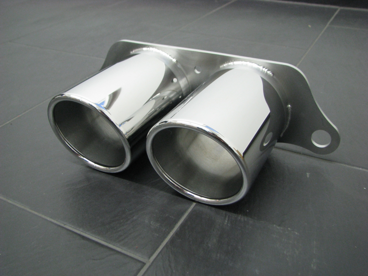 997 - 991 - GT3 - CUP - RS tailpipe polished or satined stainless steel for Porsche 911